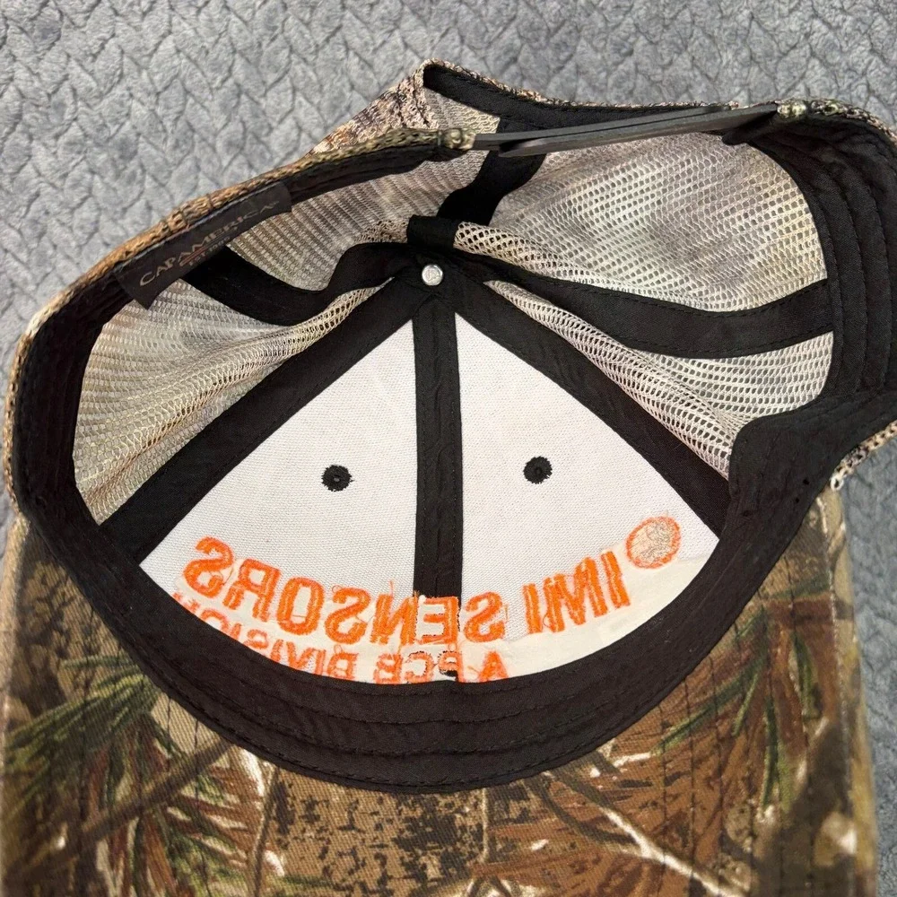 Cap America IMI Sensors Camo Trucker Hat Snapback Mesh Back Hunting Cap